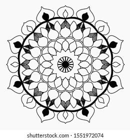 mandalas for meditating yoga ancient batik motifs can be edited for new year's greeting cards