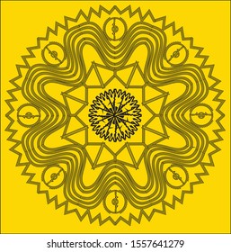 mandalas for meditating yoga ancient batik motifs can be edited for new year's greeting cards
