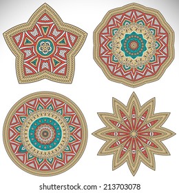 Mandalas. Round Ornament Pattern. Vintage decorative elements. Hand drawn background. Islam, Arabic, Indian, ottoman motifs.