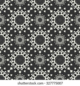 Mandalas. Seamless pattern. Vintage decorative elements. Vector illustration 