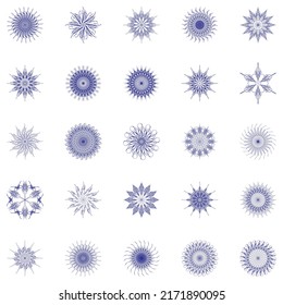 Mandalas Vector Illustration. Vintage Decorative Elements. Round Decorative Ornament For Abstract Pattern
