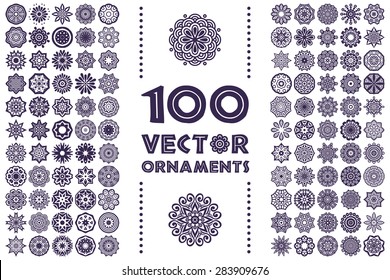 Mandalas. Vintage decorative elements. Hand drawn background. Islam, Arabic, Indian, ottoman motifs.