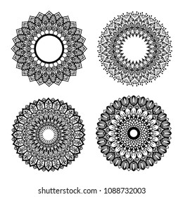 Mandalas. Vintage decorative elements. Oriental pattern, vector illustration. Islam, Arabic, Indian, turkish, pakistan, chinese, ottoman motifs