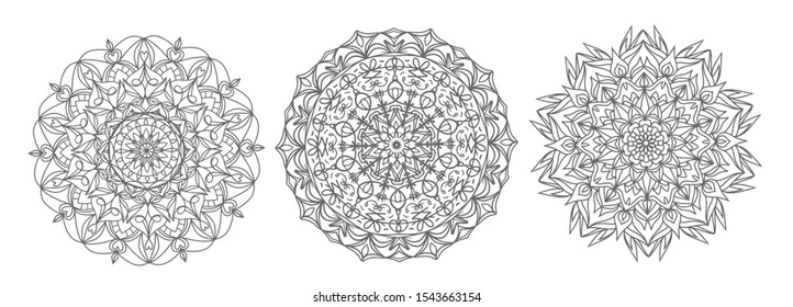 Mandalas. Vintage decorative elements. Oriental pattern, vector illustration. Islam, Arabic, Indian, turkish, pakistan, chinese, ottoman motifs