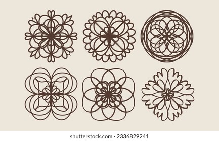 Mandalas. Vintage dekorative Elemente. Orientalisches Muster, Vektorgrafik. Islam, arabisch, indisch, türkisch, pakistanisch, chinesisch, ottomanisch