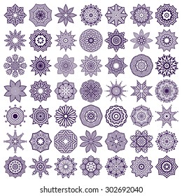 Mandalas. Vintage decorative elements. Oriental pattern, vector illustration.  Islam, Arabic, Indian, turkish, pakistan, chinese, ottoman motifs