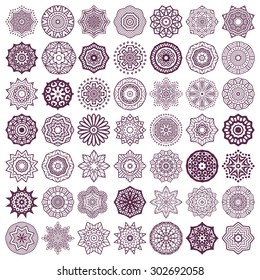 Mandalas. Vintage decorative elements. Oriental pattern, vector illustration.  Islam, Arabic, Indian, turkish, pakistan, chinese, ottoman motifs