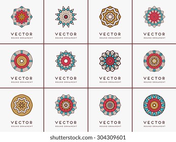 Mandalas. Vintage decorative elements. Oriental pattern, vector illustration.  Islam, Arabic, Indian, turkish, pakistan, chinese, ottoman motifs