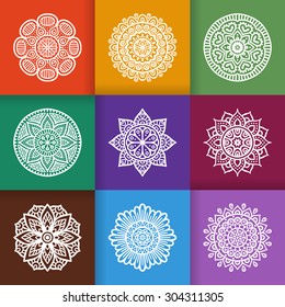 Mandalas. Vintage decorative elements. Oriental pattern, vector illustration.  Islam, Arabic, Indian, turkish, pakistan, chinese, ottoman motifs