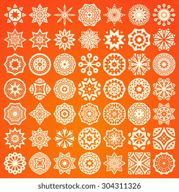 Mandalas. Vintage decorative elements. Oriental pattern, vector illustration.  Islam, Arabic, Indian, turkish, pakistan, chinese, ottoman motifs