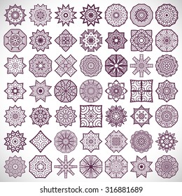 Mandalas. Vintage decorative elements. Oriental pattern, vector illustration.  Islam, Arabic, Indian, turkish, pakistan, chinese, ottoman motifs