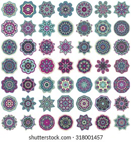 Mandalas. Vintage decorative elements. Oriental pattern, vector illustration. Islam, Arabic, Indian, turkish, pakistan, chinese, ottoman motifs