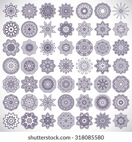 Mandalas. Vintage decorative elements. Oriental pattern, vector illustration.  Islam, Arabic, Indian, turkish, pakistan, chinese, ottoman motifs