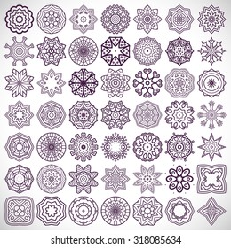 Mandalas. Vintage decorative elements. Oriental pattern, vector illustration.  Islam, Arabic, Indian, turkish, pakistan, chinese, ottoman motifs