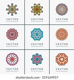Mandalas. Vintage decorative elements. Oriental pattern, vector illustration.  Islam, Arabic, Indian, turkish, pakistan, chinese, ottoman motifs