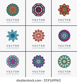 Mandalas. Vintage decorative elements. Oriental pattern, vector illustration.  Islam, Arabic, Indian, turkish, pakistan, chinese, ottoman motifs