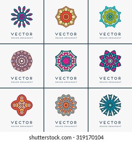 Mandalas. Vintage decorative elements. Oriental pattern, vector illustration.  Islam, Arabic, Indian, turkish, pakistan, chinese, ottoman motifs
