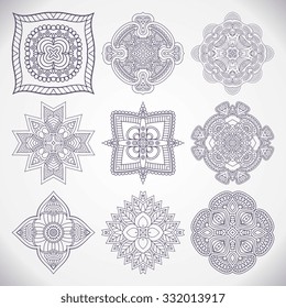 Mandalas. Vintage decorative elements. Oriental pattern, vector illustration.  Islam, Arabic, Indian, turkish, pakistan, chinese, ottoman motifs