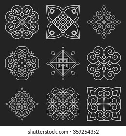 Mandalas. Vintage decorative elements. Oriental pattern, vector illustration.  Islam, Arabic, Indian, turkish, pakistan, chinese, ottoman motifs