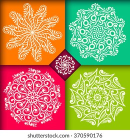 Mandalas. Vintage decorative elements. Oriental pattern, vector illustration.  Islam, Arabic, Indian, Turkish, Pakistan, Chinese, Ottoman motifs