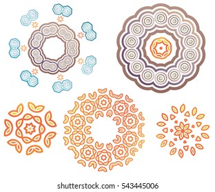 Mandalas. Vintage decorative elements. Oriental pattern, vector illustration.