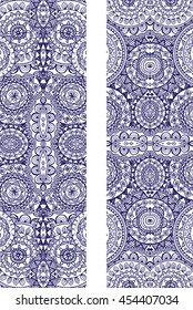 Mandalas.Indian Vintage decorative pattern background.Vector Arabic lace.Hand drawn elements.Oriental ornament, illustration.Islam,Indian,turkish, pakistan,thai,chinese,ottoman.Banner set