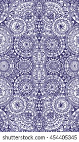 Mandalas.Indian Vintage decorative seamless pattern.Vector Arabic lace.Hand drawn elements.Oriental ornament, illustration.Islam,Indian,turkish, pakistan,thai,chinese,ottoman circle motifs,wallpaper.