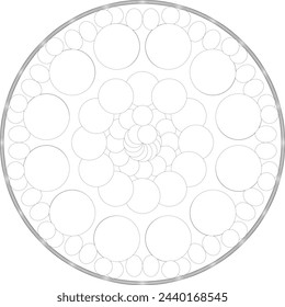 Elementos decorativos vintage de Mandala. Patrón oriental, ilustración vectorial.Islam, árabe, indio, marroquí, español, turco, pakistaní, chino, místico y otomano motivos.Libro para colorear página.