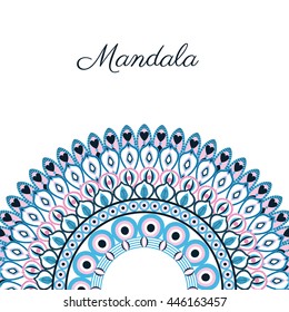 Mandale icon. Bohemic design. Vector graphic