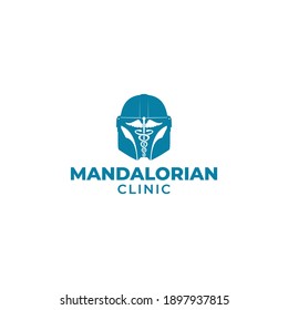 Mandalorian Clinic Logo Design Vector