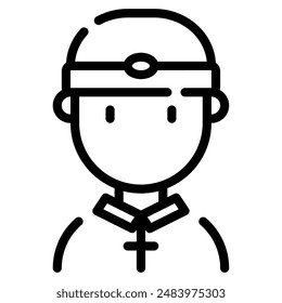 Mandarin icon for web, app, infographic, etc