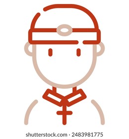 Mandarin icon for web, app, infographic, etc