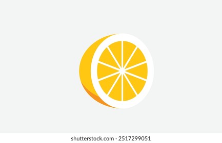 frutos de laranja de tangerina Elementos de design. Ilustração de vetor de estilo de aquarela.