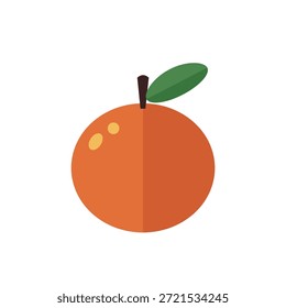 Icono de color naranja mandarín que simboliza la prosperidad, la riqueza y la buena suerte durante las celebraciones del Año Nuevo chino.
