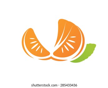 Mandarin And Orange Slice