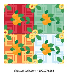 Mandarin Orange Tiles
