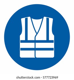 Mandatory action sign, Wear high visibility clothing