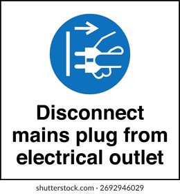 Plugue Obrigatório De Desconexão Da Tomada Elétrica