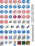 Mandatory Instructions, Regulatory signs, Road signs in Switzerland and Liechtenstein