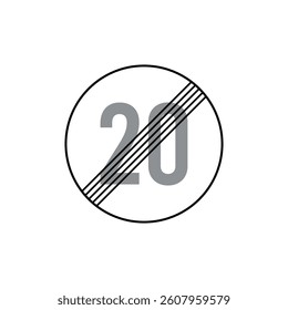 Mandatory, Regulatory Road Sign, Traffic Sign Vector Template