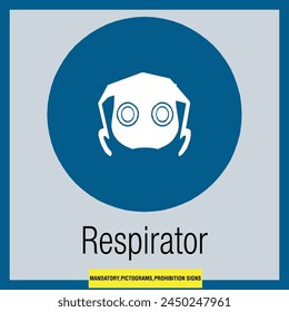 Mandatory signs pictogram signs prohibition signs vector illustration signs