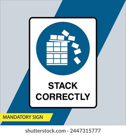Mandatory signs vector illustration signs