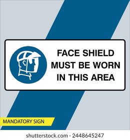 Mandatory Signs vector illustration designs 