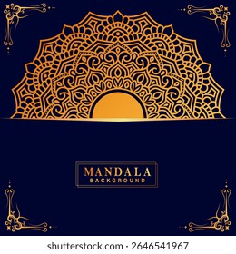 Mandela vector design. Floral background design Free Vector