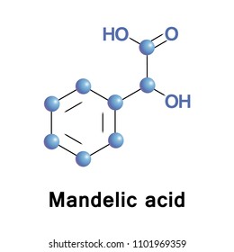 Mandelic acid is an aromatic alpha hydroxy acid. It is a useful precursor for drugs