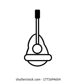 Mandolin icon or logo isolated sign symbol vector illustration - high quality black style vector icons
