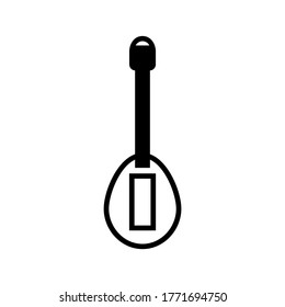 Mandolin icon or logo isolated sign symbol vector illustration - high quality black style vector icons

