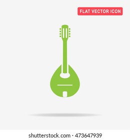 Mandolin icon. Vector concept illustration for design.