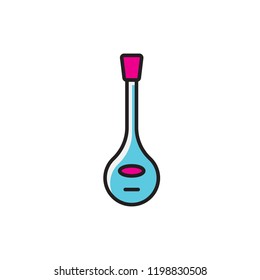 mandolin icon vector design. music icon vector. music instrument icon filled outline style