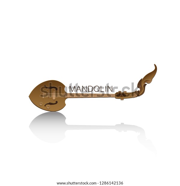 Mandolin Logo Graphics Mandolin Thailand Thailand Stock Vector (Royalty